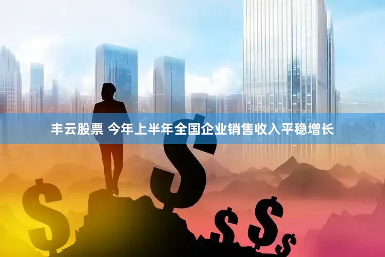 丰云股票 今年上半年全国企业销售收入平稳增长