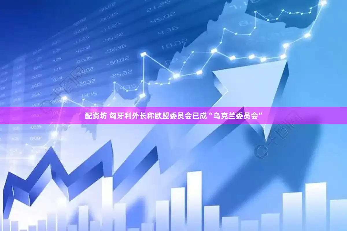 配资坊 匈牙利外长称欧盟委员会已成“乌克兰委员会”