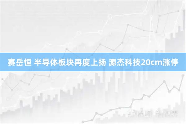 赛岳恒 半导体板块再度上扬 源杰科技20cm涨停